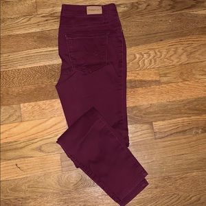 Aeropostale Burgundy Pants